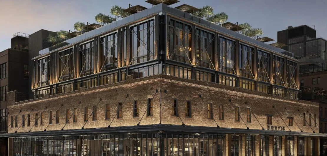Restoration Hardware — six-floor steel-and-glass flagship in the Meatpacking District