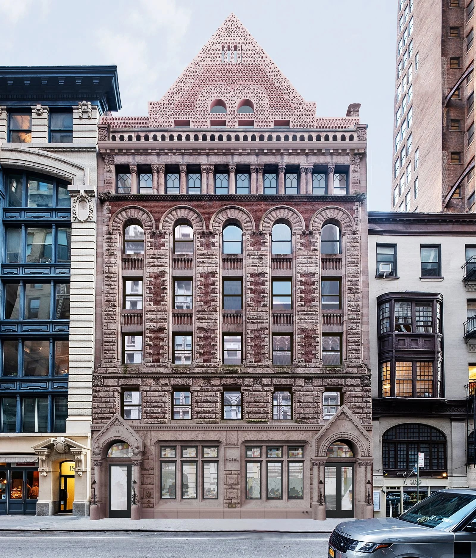 The Twenty-Two — restored landmark façade in Union Square, Manhattan