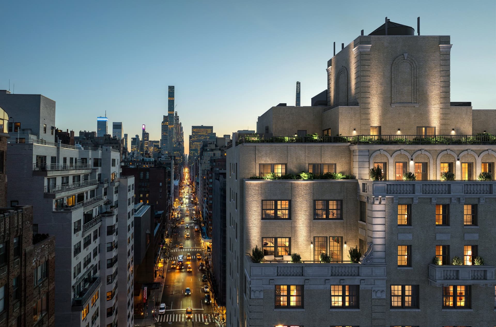 MJM project — New York City skyline at dusk