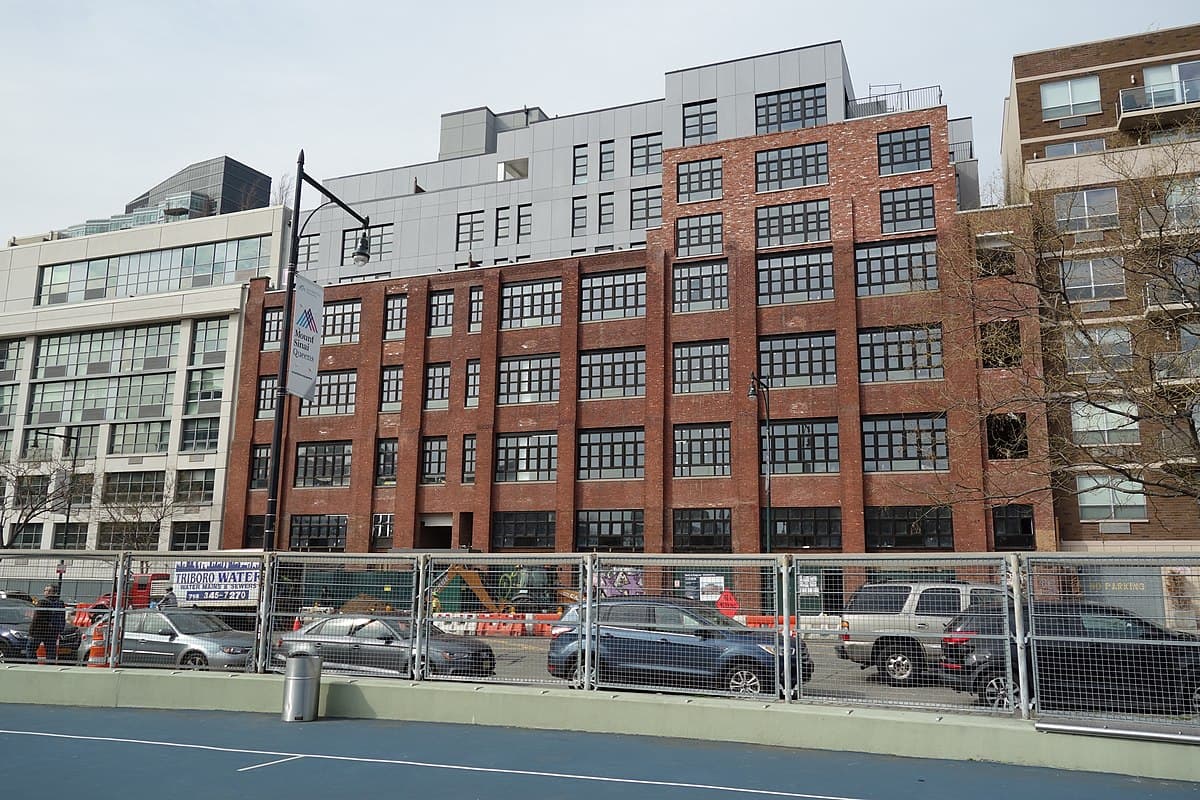 MJM Associates construction management — active project site under construction, New York City